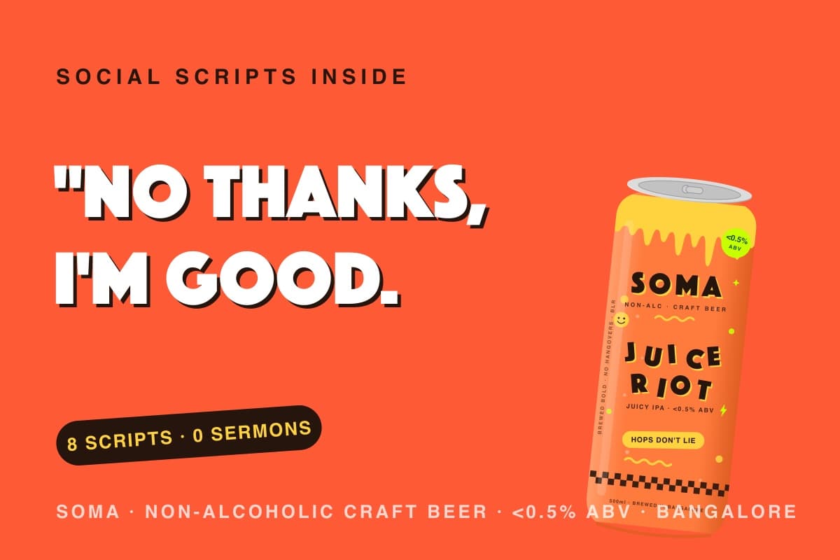 How to Say No to a Drink Without It Being Weird